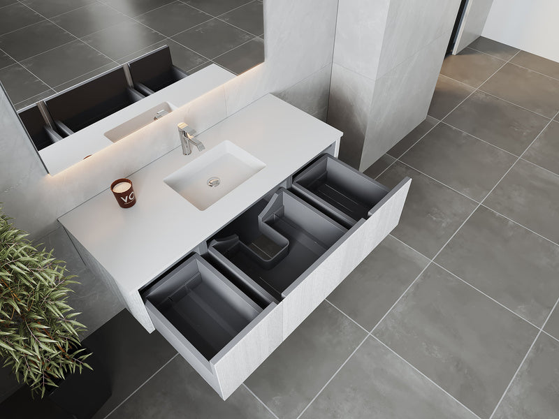 Laviva 313LGN-54AW Legno 54" Bathroom Vanity with VIVA Stone Solid Surface Countertop (image 4)