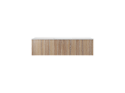 Laviva 313LGN-54WG Legno 54" Bathroom Vanity with VIVA Stone Solid Surface Countertop