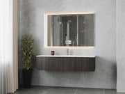 Laviva 313LGN-60CCR Legno 60" Single Sink Bathroom Vanity with VIVA Stone Solid Surface Countertop (image 2)