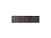 Laviva 313LGN-60DCR Legno 60" Double Sink Bathroom Vanity with VIVA Stone Solid Surface Countertop