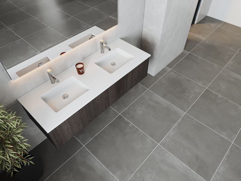 Laviva 313LGN-60DCR Legno 60" Double Sink Bathroom Vanity with VIVA Stone Solid Surface Countertop (image 3)