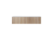 Laviva 313LGN-60DWG Legno 60" Double Sink Bathroom Vanity with VIVA Stone Solid Surface Countertop