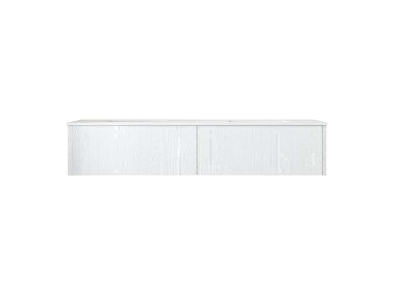 Laviva 313LGN-72DAW Legno 72" Double Sink Bathroom Vanity with VIVA Stone Solid Surface Countertop