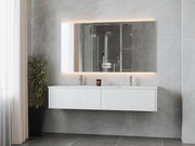 Laviva 313LGN-72DAW Legno 72" Double Sink Bathroom Vanity with VIVA Stone Solid Surface Countertop (image 2)