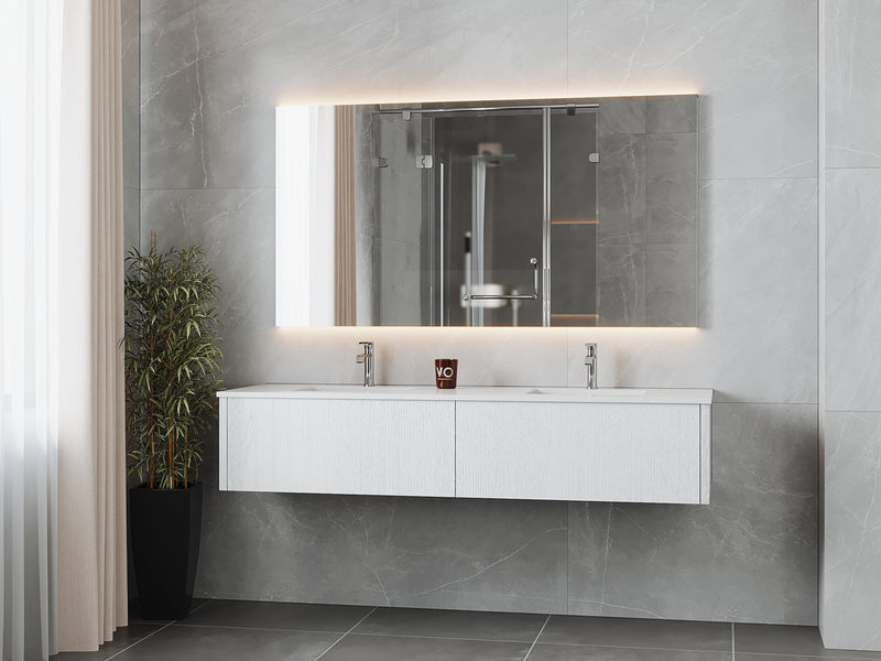Laviva 313LGN-72DAW Legno 72" Double Sink Bathroom Vanity with VIVA Stone Solid Surface Countertop (image 2)