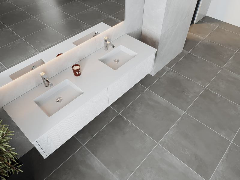 Laviva 313LGN-72DAW Legno 72" Double Sink Bathroom Vanity with VIVA Stone Solid Surface Countertop (image 3)