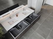 Laviva 313LGN-72DCR Legno 72" Double Sink Bathroom Vanity with VIVA Stone Solid Surface Countertop (image 4)