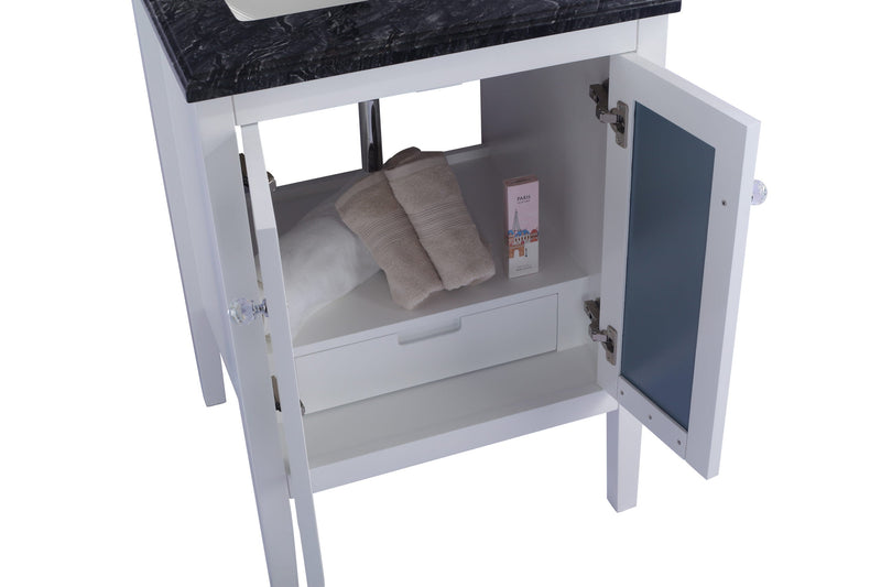 Laviva 313MKSH-24W Mediterraneo 24" Bathroom Vanity with Countertop (image 4)