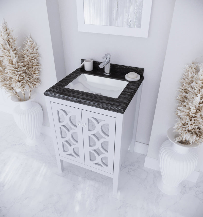 Laviva 313MKSH-24W Mediterraneo 24" Bathroom Vanity with Countertop (image 7)