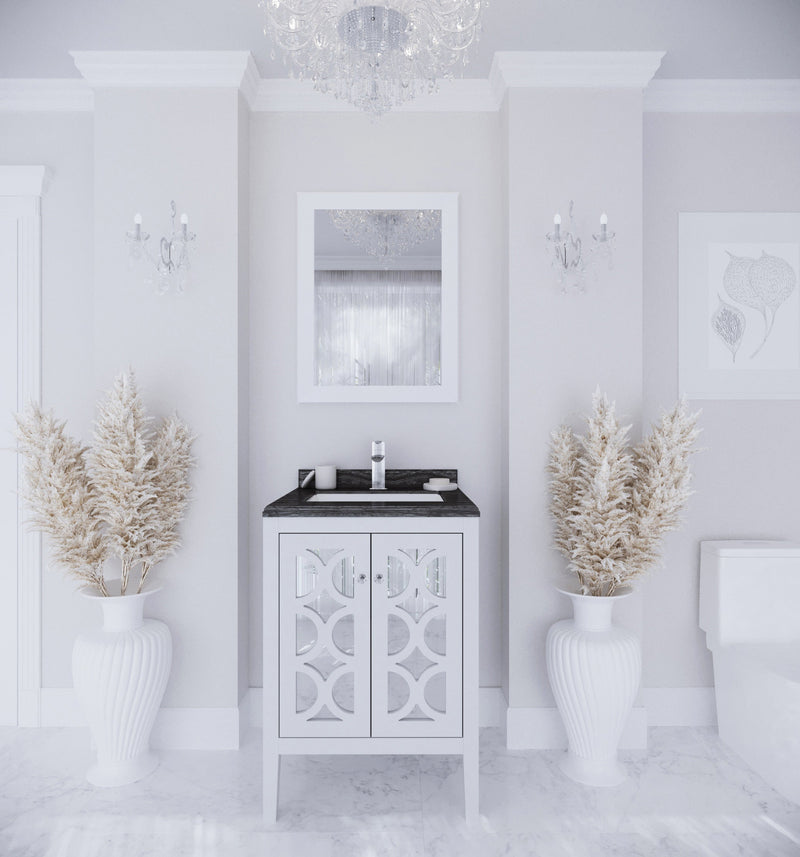 Laviva 313MKSH-24W Mediterraneo 24" Bathroom Vanity with Countertop (image 8)