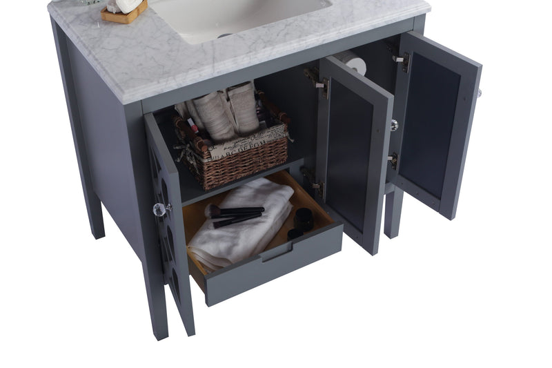 Laviva 313MKSH-36G Mediterraneo 36" Bathroom Vanity with Countertop (image 2)