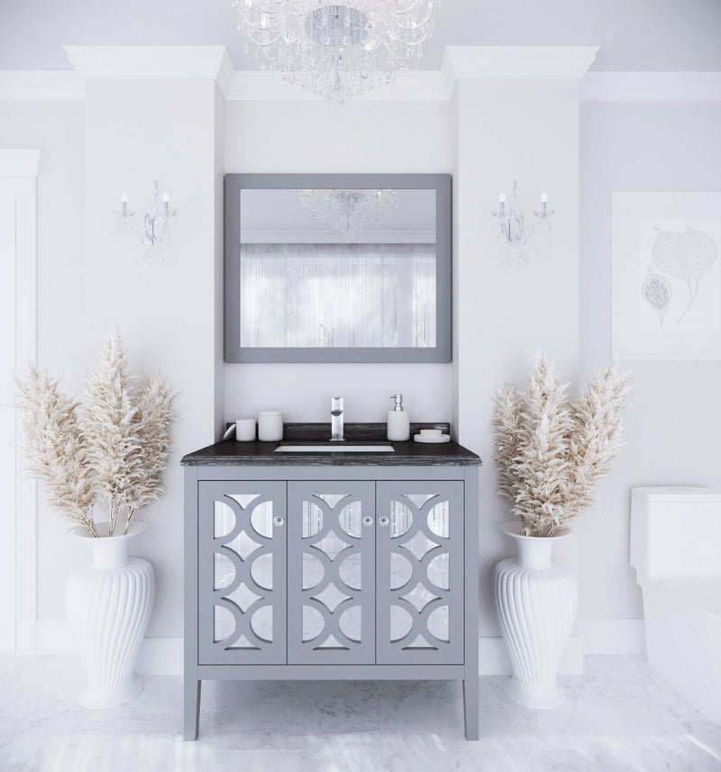 Laviva 313MKSH-36G Mediterraneo 36" Bathroom Vanity with Countertop (image 7)