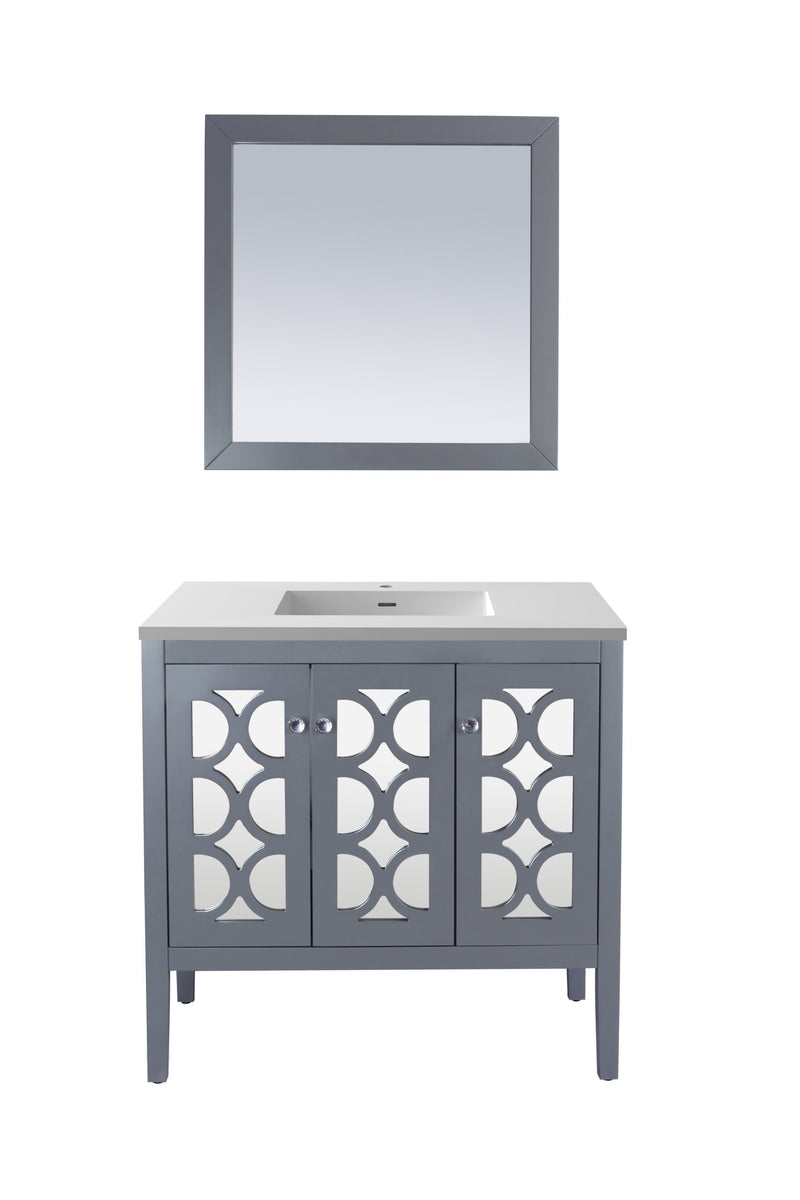 Laviva 313MKSH-36G Mediterraneo 36" Bathroom Vanity with Countertop (image 8)