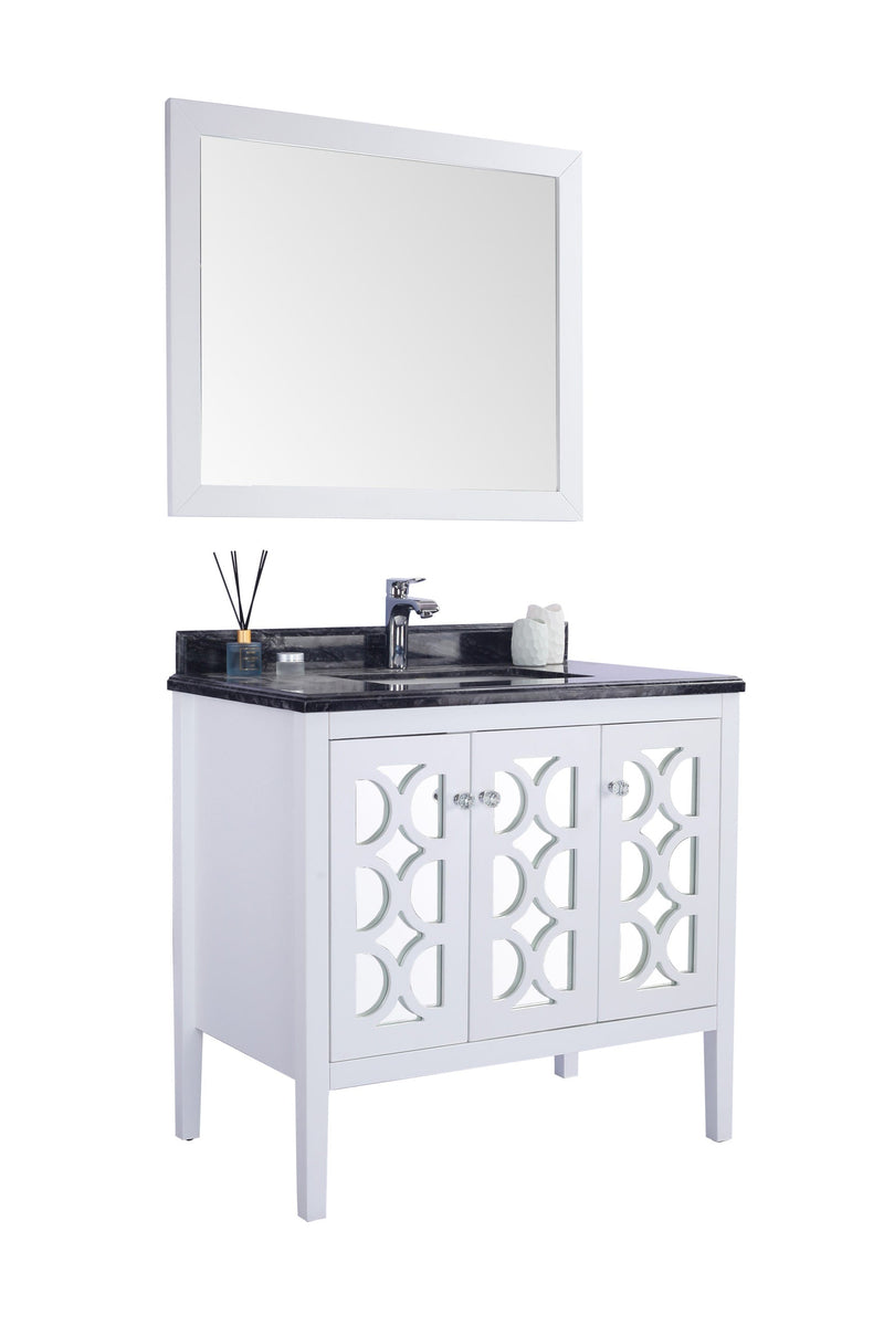 Laviva 313MKSH-36W Mediterraneo 36" Bathroom Vanity with Countertop (image 2)