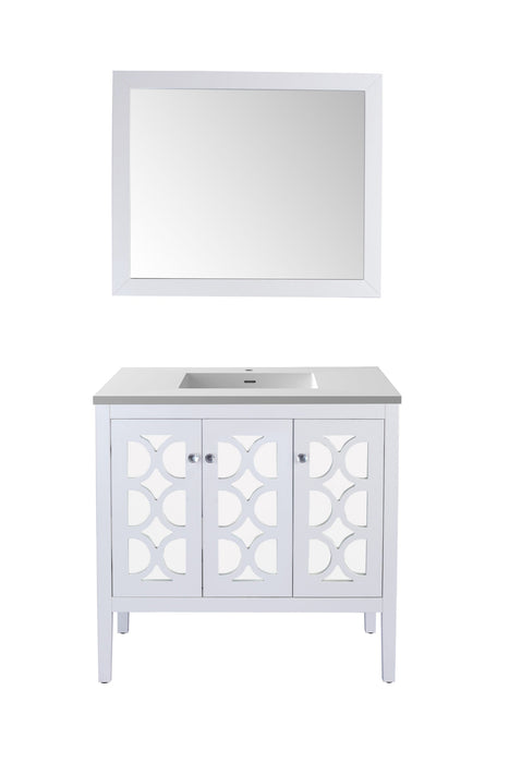 Laviva 313MKSH-36W Mediterraneo 36" Bathroom Vanity with Countertop