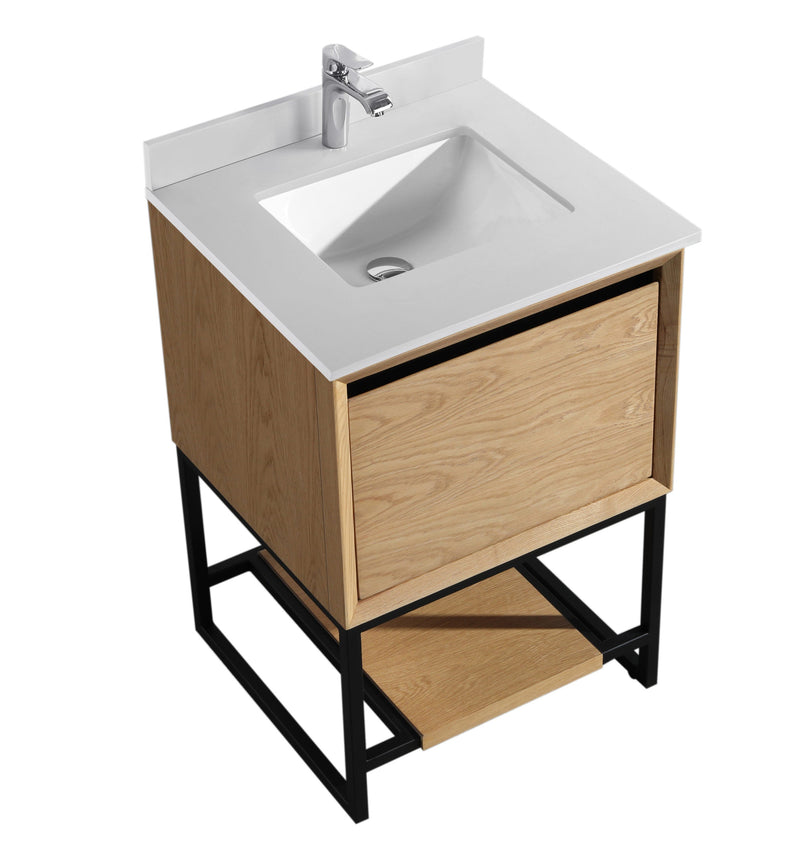 Laviva 313SMR-24CO Alto 24” Bathroom Vanity with Countertop (image 8)