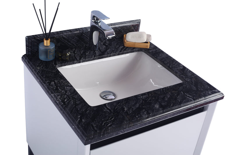 Laviva 313SMR-24W Alto 24" Bathroom Vanity with Countertop (image 3)