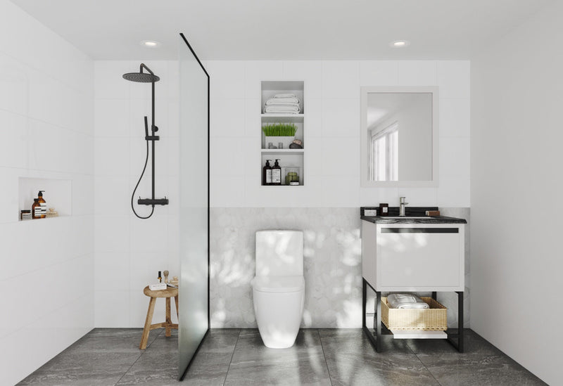 Laviva 313SMR-24W Alto 24" Bathroom Vanity with Countertop (image 8)