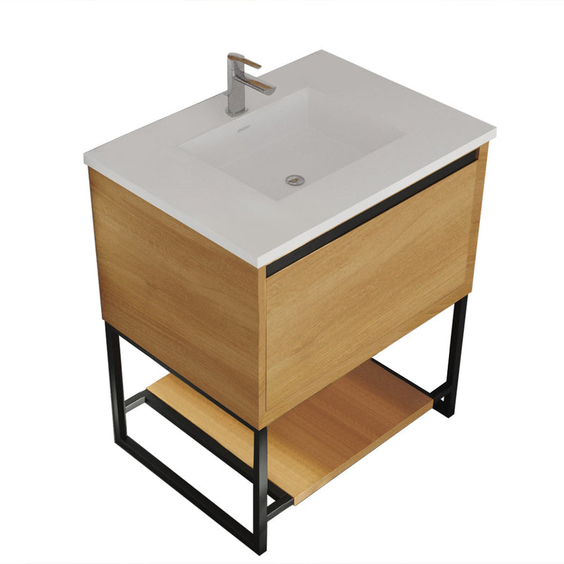 Laviva 313SMR-30CO Alto 30" Bathroom Vanity with Countertop (image 6)