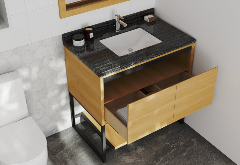 Laviva 313SMR-36CO Alto 36" Bathroom Vanity with Countertop (image 3)