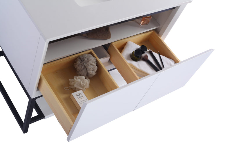 Laviva 313SMR-36W Alto 36" Bathroom Vanity with Countertop (image 5)