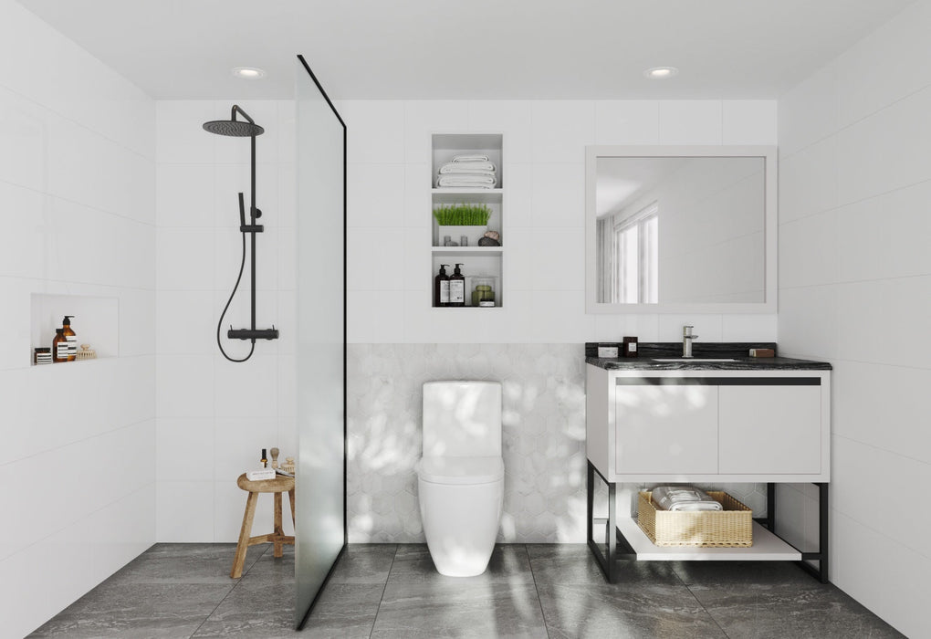 Laviva 313SMR-36W Alto 36" Bathroom Vanity with Countertop