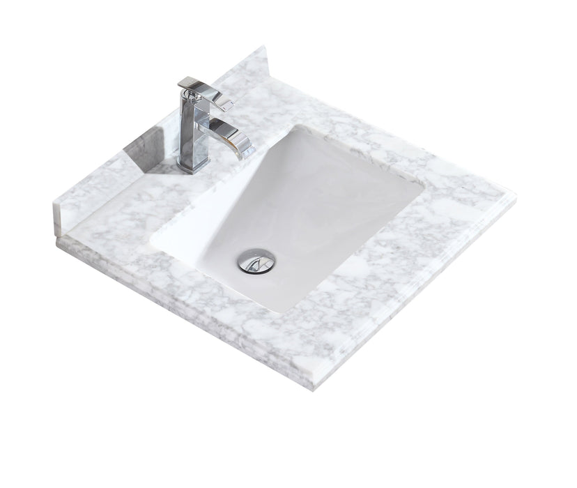 Laviva Forever Single Hole Countertop with Rectangular Ceramic Sink