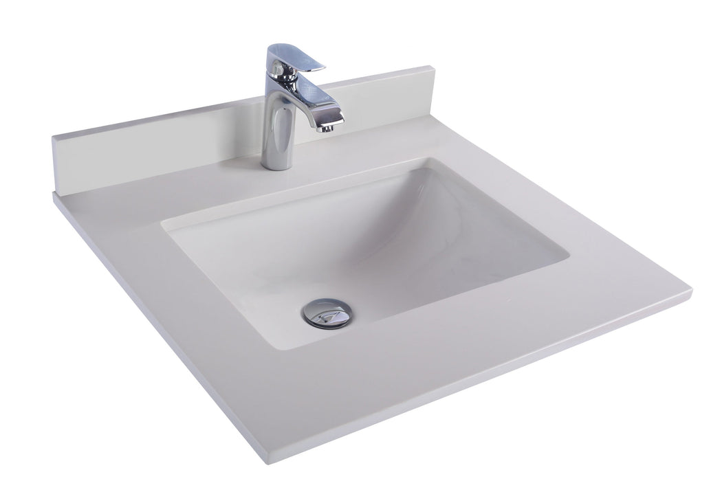 Laviva Forever Single Hole Countertop with Rectangular Ceramic Sink