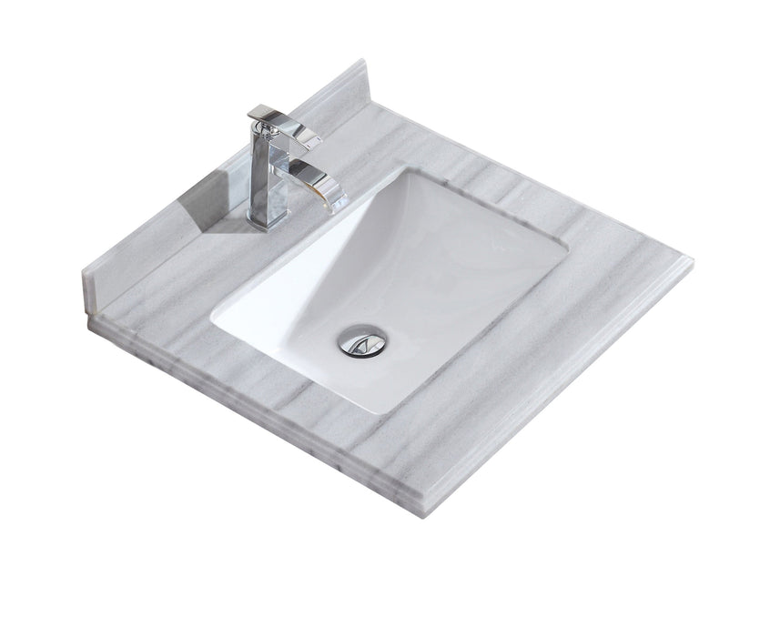 Laviva Forever Single Hole Countertop with Rectangular Ceramic Sink