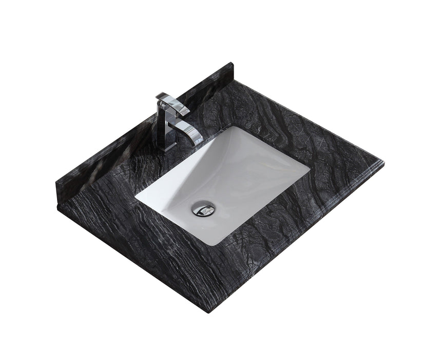 Laviva 313SQ1H-30 Forever 30" Single Hole Countertop with Rectangular Ceramic Sink