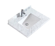 Laviva 313SQ1H-30 Forever 30" Single Hole Countertop with Rectangular Ceramic Sink (image 4)