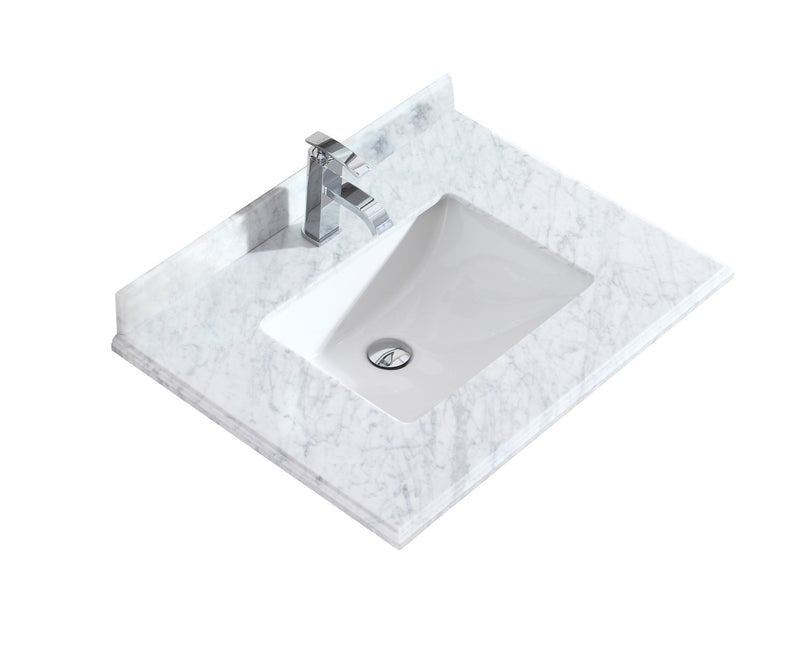Laviva 313SQ1H-30 Forever 30" Single Hole Countertop with Rectangular Ceramic Sink (image 4)