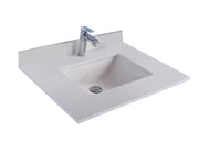 Laviva 313SQ1H-30 Forever 30" Single Hole Countertop with Rectangular Ceramic Sink (image 5)