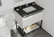 Laviva 313SQ1H-36 Forever 36" Single Hole Countertop with Rectangular Ceramic Sink (image 3)