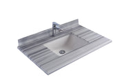 Laviva 313SQ1H-36 Forever 36" Single Hole Countertop with Rectangular Ceramic Sink (image 6)