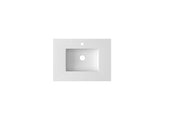 Laviva 313SQ1HSS-30 Forever VIVA Stone 30" Solid Surface Countertop with Integrated Sink (image 2)