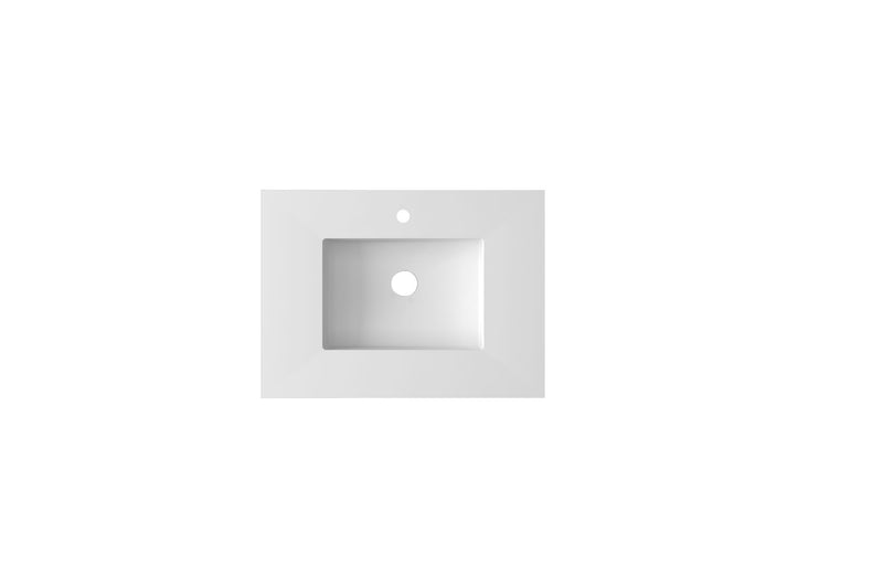 Laviva 313SQ1HSS-30 Forever VIVA Stone 30" Solid Surface Countertop with Integrated Sink (image 2)