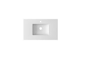 Laviva 313SQ1HSS-36 Forever VIVA Stone 36" Solid Surface Countertop with Integrated Sink (image 2)