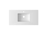 Laviva 313SQ1HSS-42 Forever VIVA Stone 42" Solid Surface Countertop with Integrated Sink (image 2)
