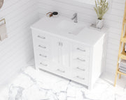 Laviva 313SQ1HSS-42 Forever VIVA Stone 42" Solid Surface Countertop with Integrated Sink (image 4)