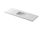 Laviva 313SQ1HSS-54 Forever VIVA Stone 54" Solid Surface Countertop with Integrated Sink