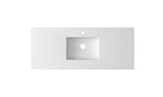 Laviva 313SQ1HSS-54 Forever VIVA Stone 54" Solid Surface Countertop with Integrated Sink (image 2)