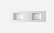 Laviva 313SQ1HSS-72D Forever VIVA Stone 72" Solid Surface Countertop with Double Integrated Sinks (image 2)
