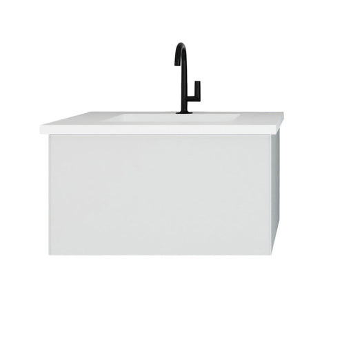 Laviva 313VTR-30CW Vitri 30" Bathroom Vanity with VIVA Stone Solid Surface Countertop