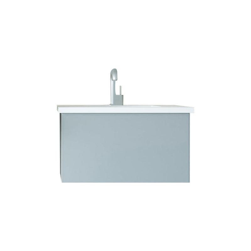 Laviva 313VTR-30FG Vitri 30" Bathroom Vanity with VIVA Stone Solid Surface Countertop