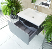 Laviva 313VTR-30FG Vitri 30" Bathroom Vanity with VIVA Stone Solid Surface Countertop (image 4)