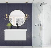 Laviva 313VTR-36CW Vitri 36" Bathroom Vanity with VIVA Stone Solid Surface Countertop (image 2)