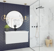 Laviva 313VTR-36CW Vitri 36" Bathroom Vanity with VIVA Stone Solid Surface Countertop (image 3)