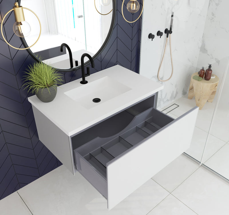 Laviva 313VTR-36 Vitri 36" Wall Hung Bathroom Vanity Cabinet (image 3)