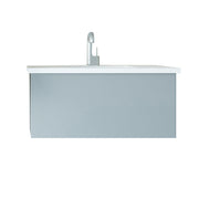 Laviva 313VTR-36FG Vitri 36" Bathroom Vanity with VIVA Stone Solid Surface Countertop